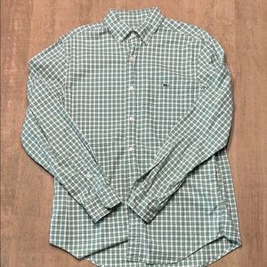 Vineyard Vines Green Plaid Men's Shirt